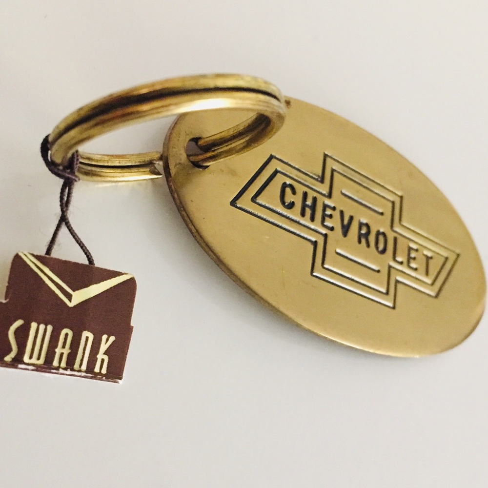 Vintage Swank Chevrolet Keychain_2